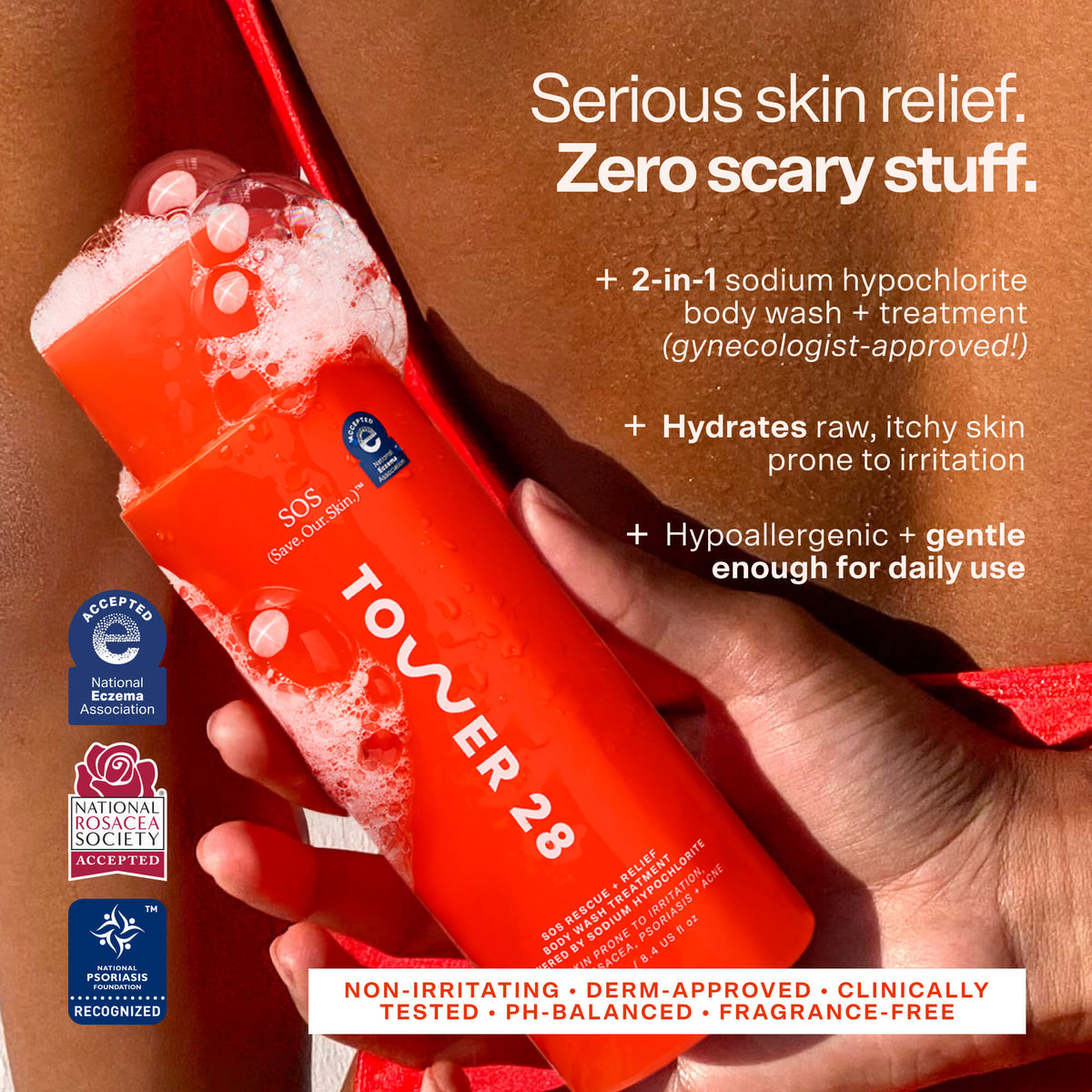 SOS Rescue + Relief Body Wash Treatment B5